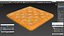 Square Cracker 3D model