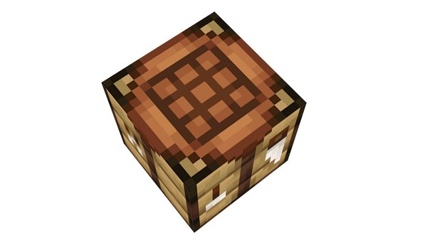 modelo 3d Mesa de trabajo de Minecraft - TurboSquid 2376767