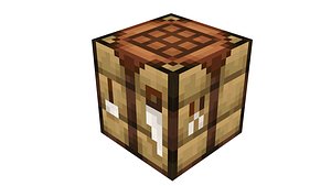 Minecraft Crafting Table model
