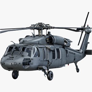 Sikorsky UH-60 Black Hawk Military Utility Helicopter PBR