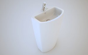 3d model freestanding sink