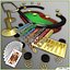 3d model casino 1 poker cards