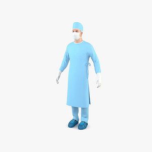 3D surgeon doctor model