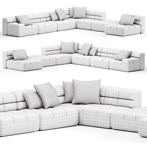 BB ITALIA Tufty Time Corner Sofa