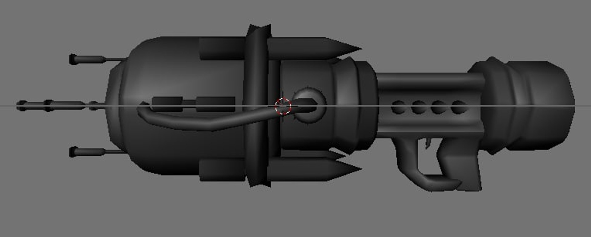 laser cannon 3d model