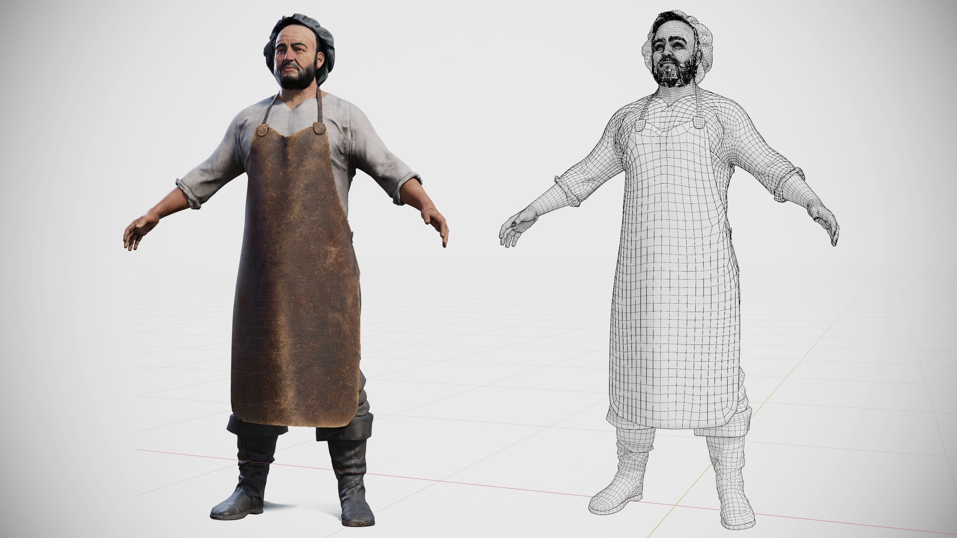 3D Blacksmith https://p.turbosquid.com/ts-thumb/Lu/aG9W5o/ID/blacksmith_tpose_front/png/1677926151/1920x1080/fit_q87/5150497cba9ea6b42f333478acad1c04c81f906f/blacksmith_tpose_front.jpg