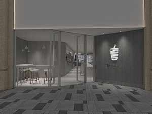 Milk Tea Shop 2 3D model