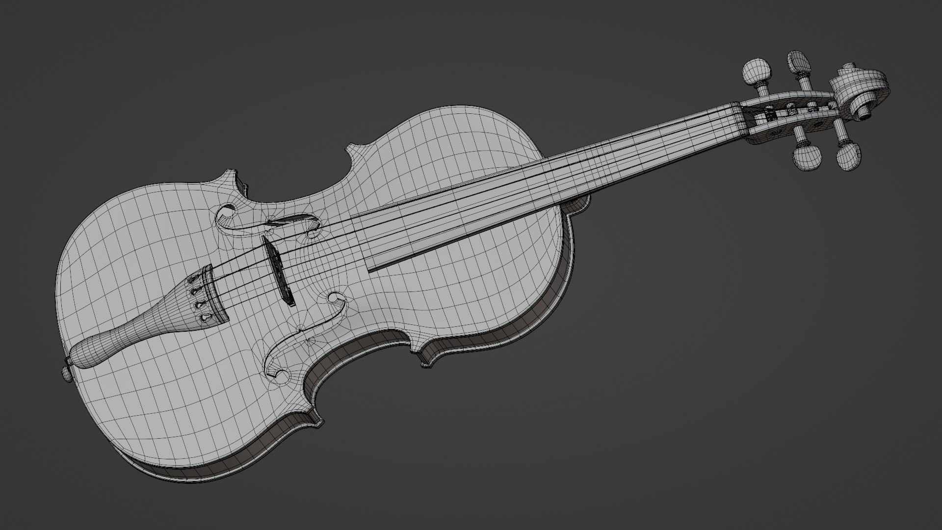 Violin Model - TurboSquid 2201737