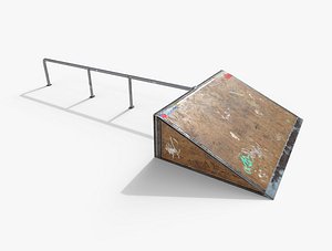 Small sk8 Ramp PBR Textures