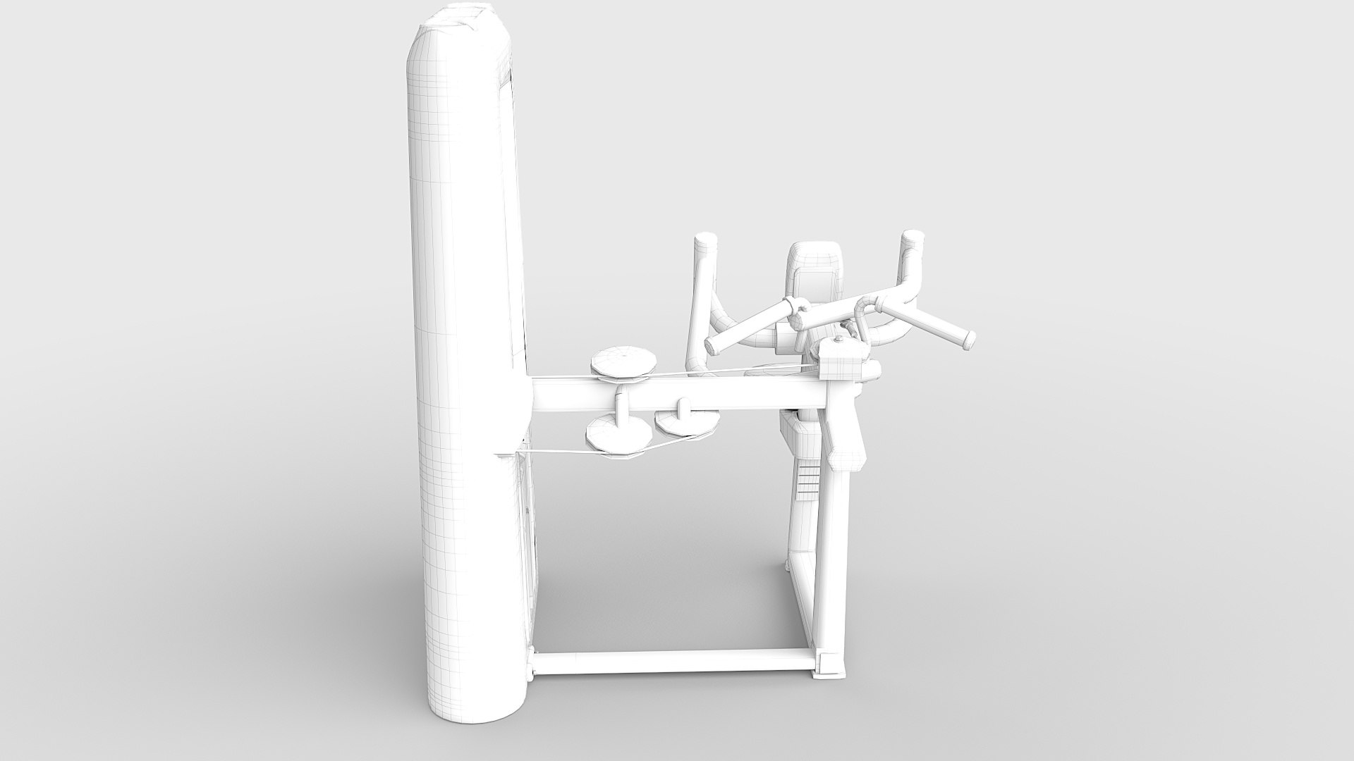 3D Generic Upper Back Machine - TurboSquid 2079521