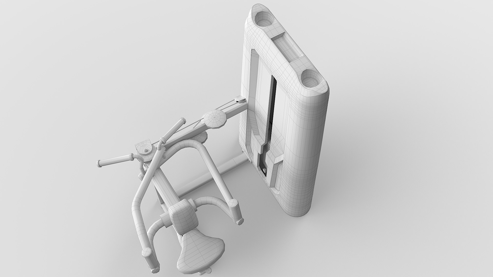3D Generic Upper Back Machine - TurboSquid 2079521