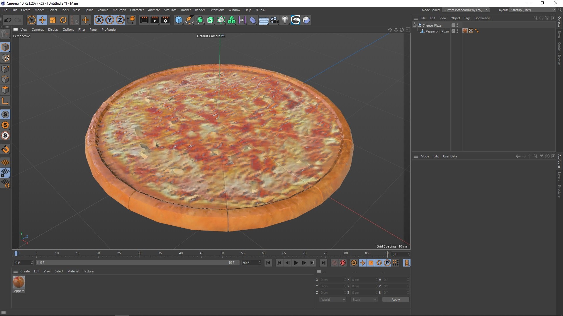 Cheese Pizza 3D Model - TurboSquid 2248525