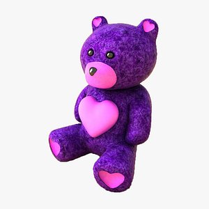 obj teddy brown bear