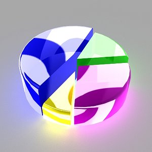 3dsmax pie chart