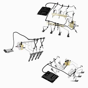 3D V4 V6 V8  Engine Injection Systems