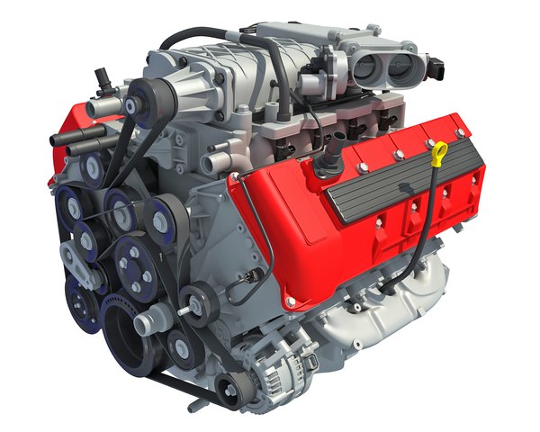 3D model v8 car engine interior parts - TurboSquid 1324685