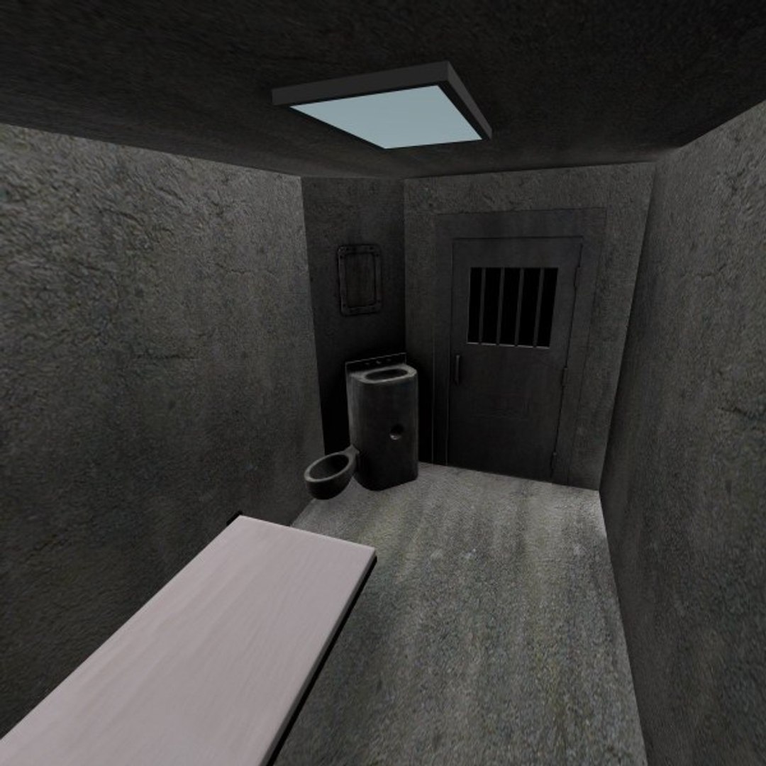 prison cell 3d dxf