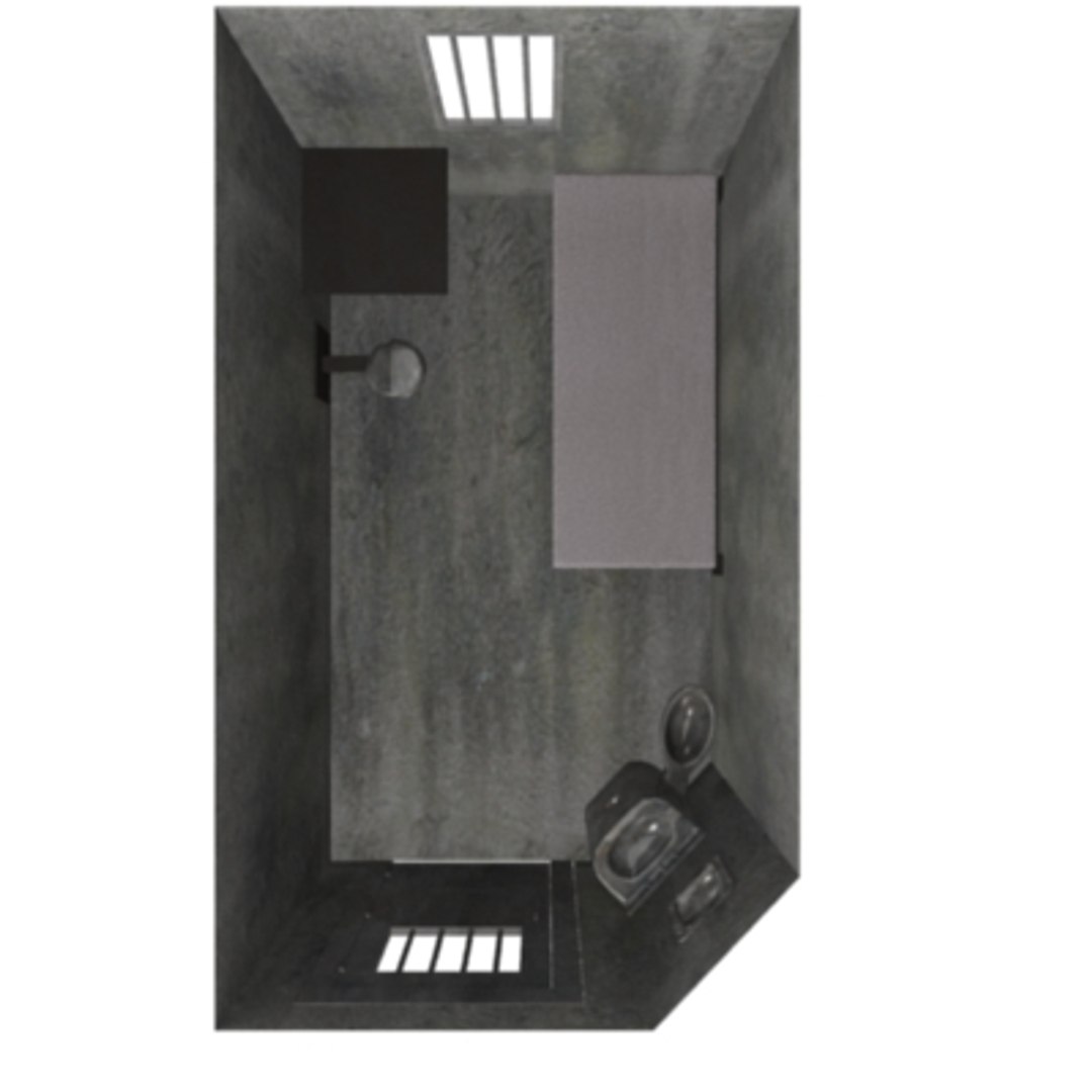 Prison Cell 3d Dxf