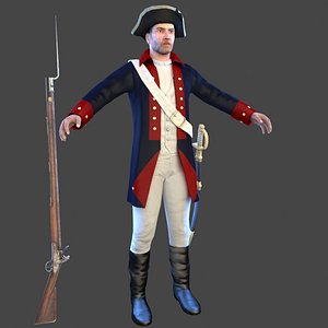 American Revolution Soldier V1