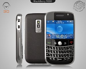 3d blackberry 9000