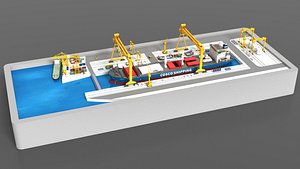 3D Shipyard 2 model