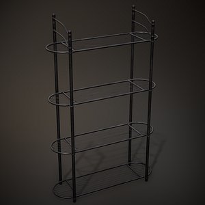 Metal Rack PBR Game Ready