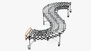Folding Telescopic Roller Curved
