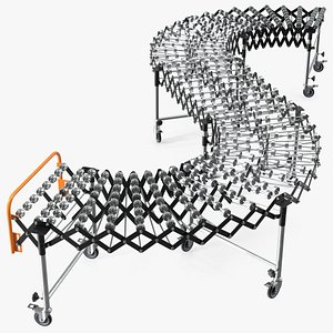 3D Folding Telescopic Roller Curved