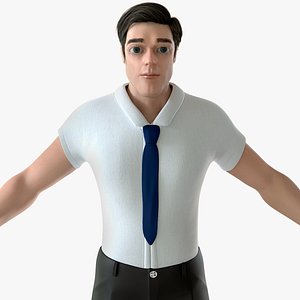 Cartoon Man - Business Outfit