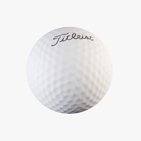 3d golf ball model