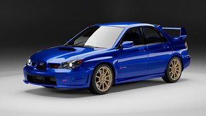 Subaru Impreza WRX STI 3D model