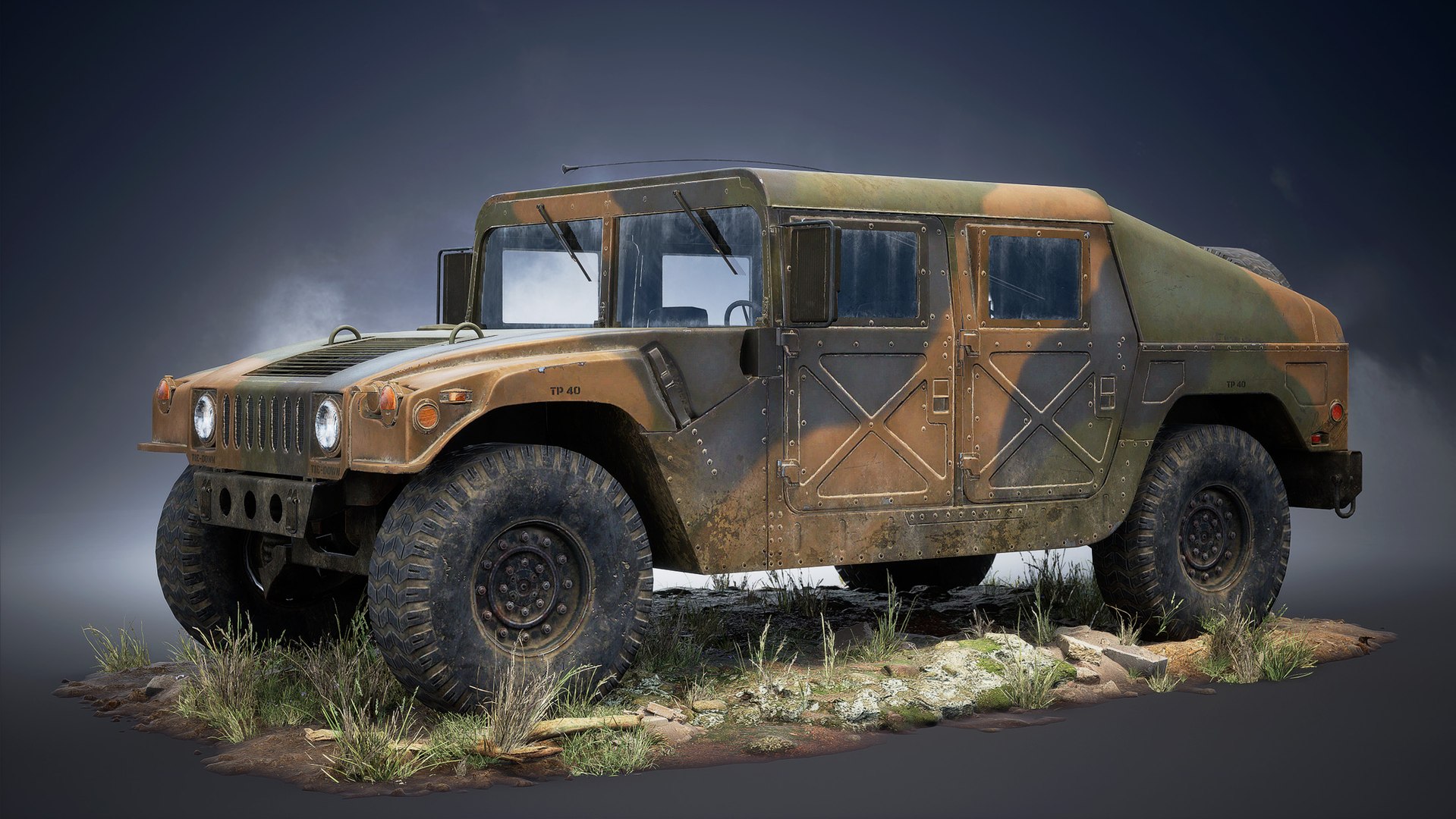 3D HMMWV M998 Humvee Model - TurboSquid 2073793