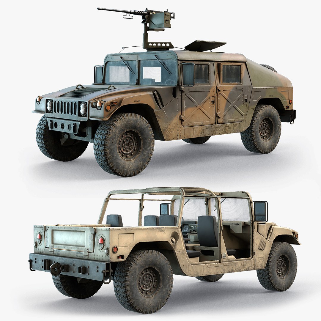 3D HMMWV M998 Humvee model TurboSquid 2073793