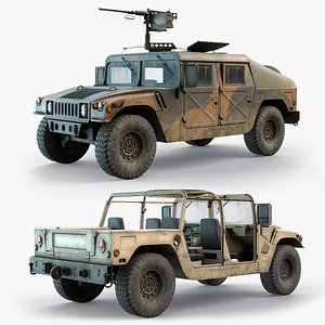 3D HMMWV M998 Humvee model