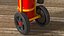 trolley mounted extinguisher 30kg 3D model