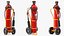 trolley mounted extinguisher 30kg 3D model