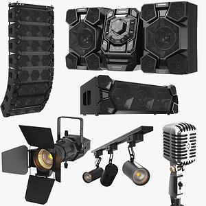 Detailed Stage Equipment model