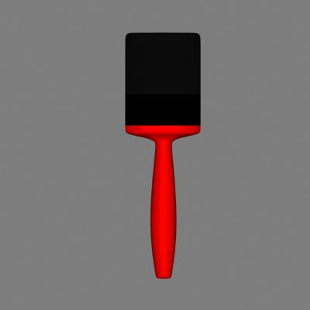 3d model of brush