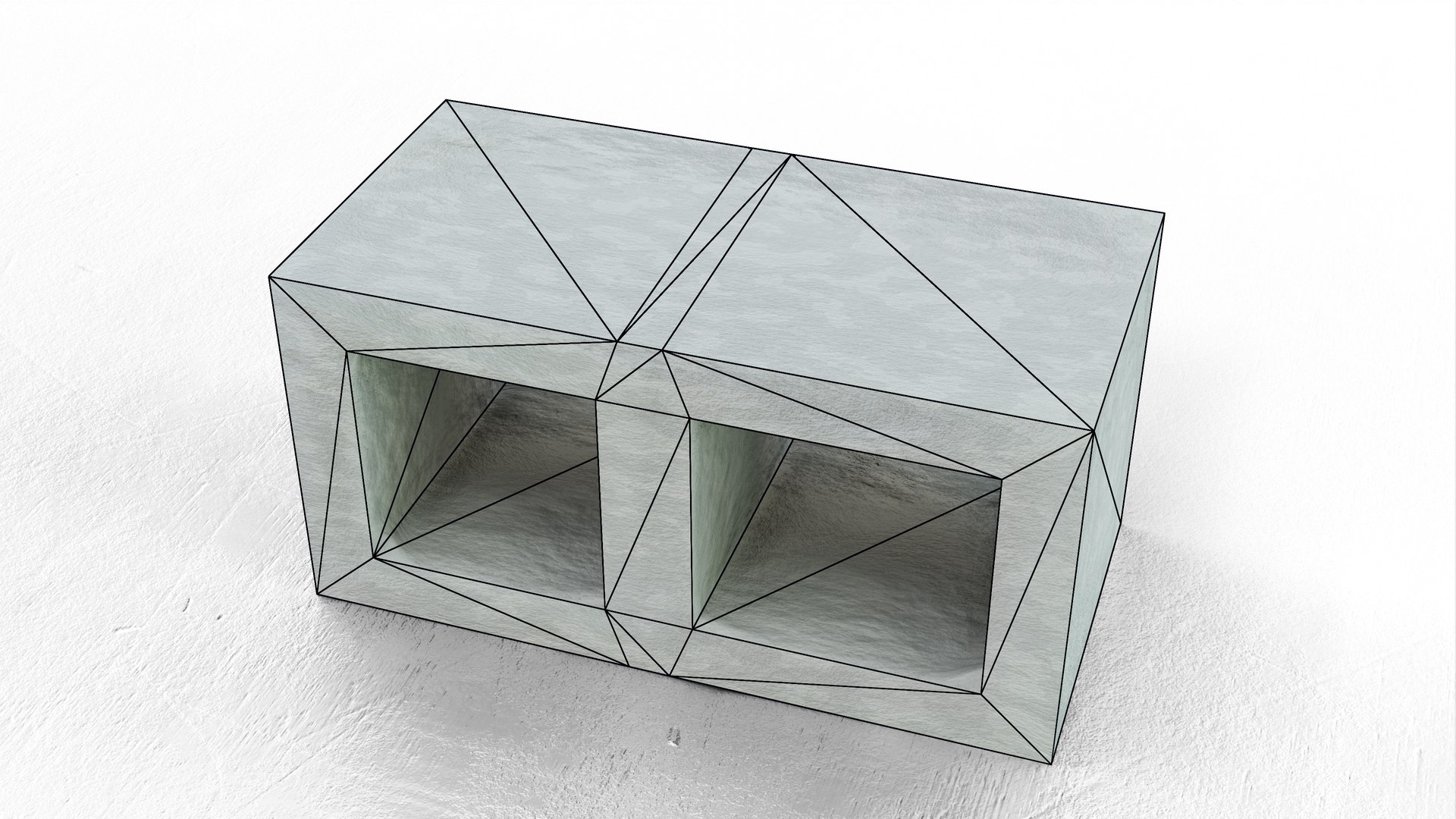 3D Cinder Block - TurboSquid 1886342