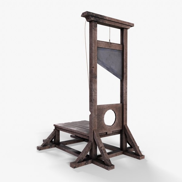 3D Guillotine model - TurboSquid 1767537