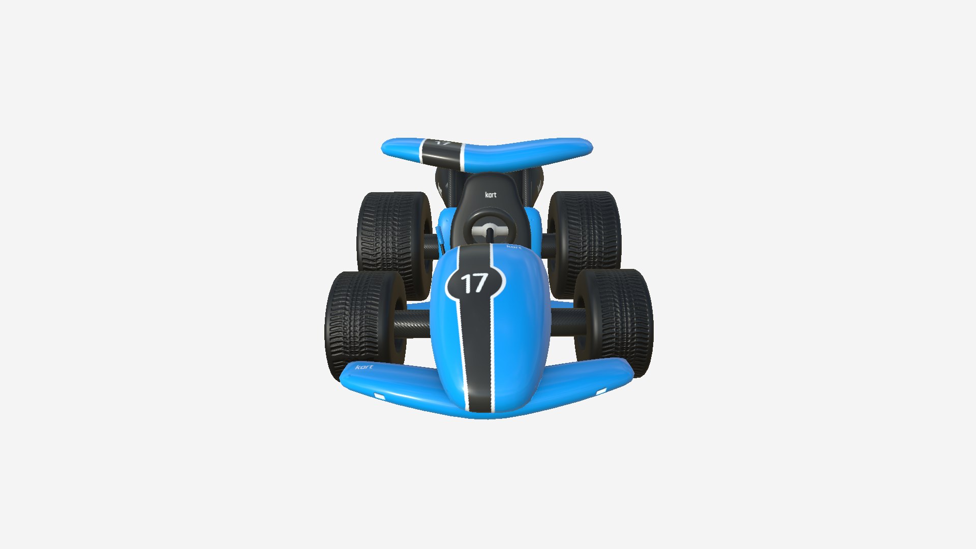 Cartoon Kart A02 Blue - Vehicle Racing Design 3D Model - TurboSquid 1851835