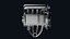 Animated Inline-4 DOHC 16-Valve Car Engine - Detailed 3D Model