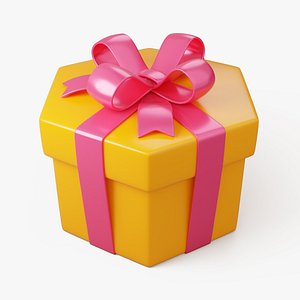 Stylized Hexagon Gift Box