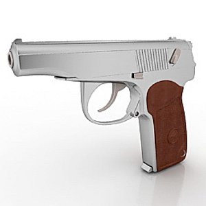 9 mm makarov pistol 3d model
