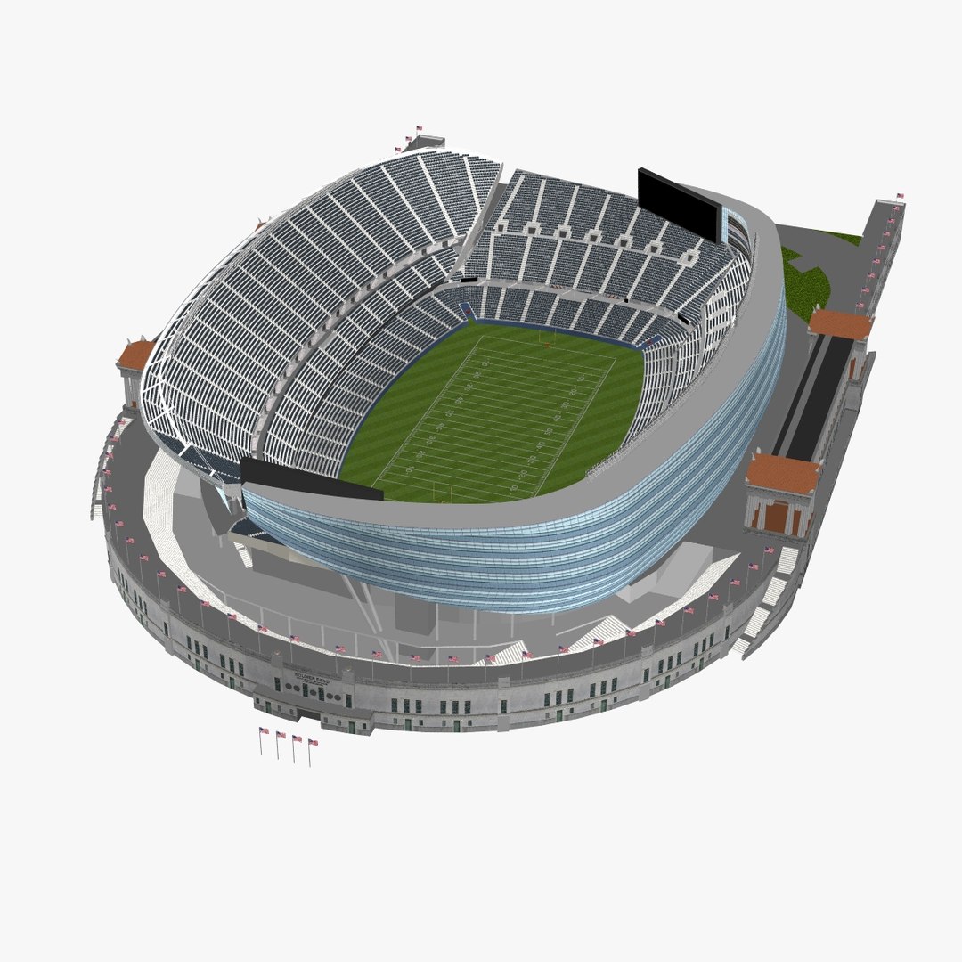 Chicago Bears Soldier Field Stadium Replica 19 - SWIT Sports