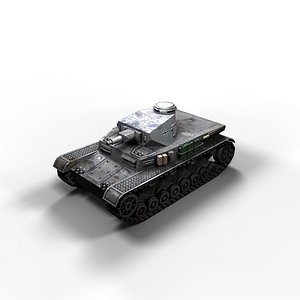 Panzer 4 Ausf A/B Low Poly