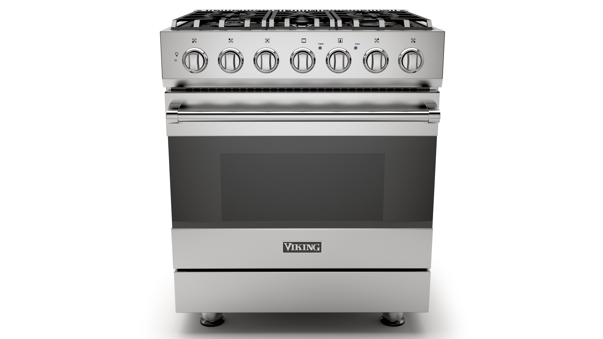 3D Viking 30 SelfCleaning Dual Fuel Range Model TurboSquid 2125860