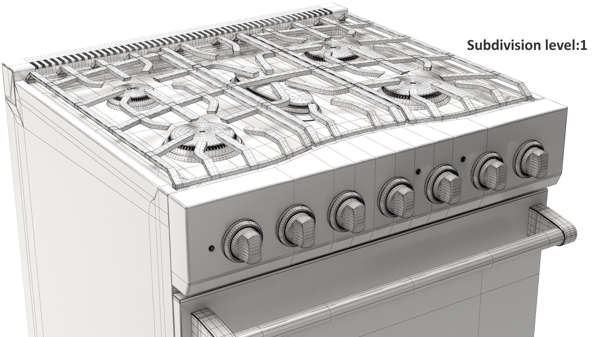 3D Viking 30 SelfCleaning Dual Fuel Range Model TurboSquid 2125860