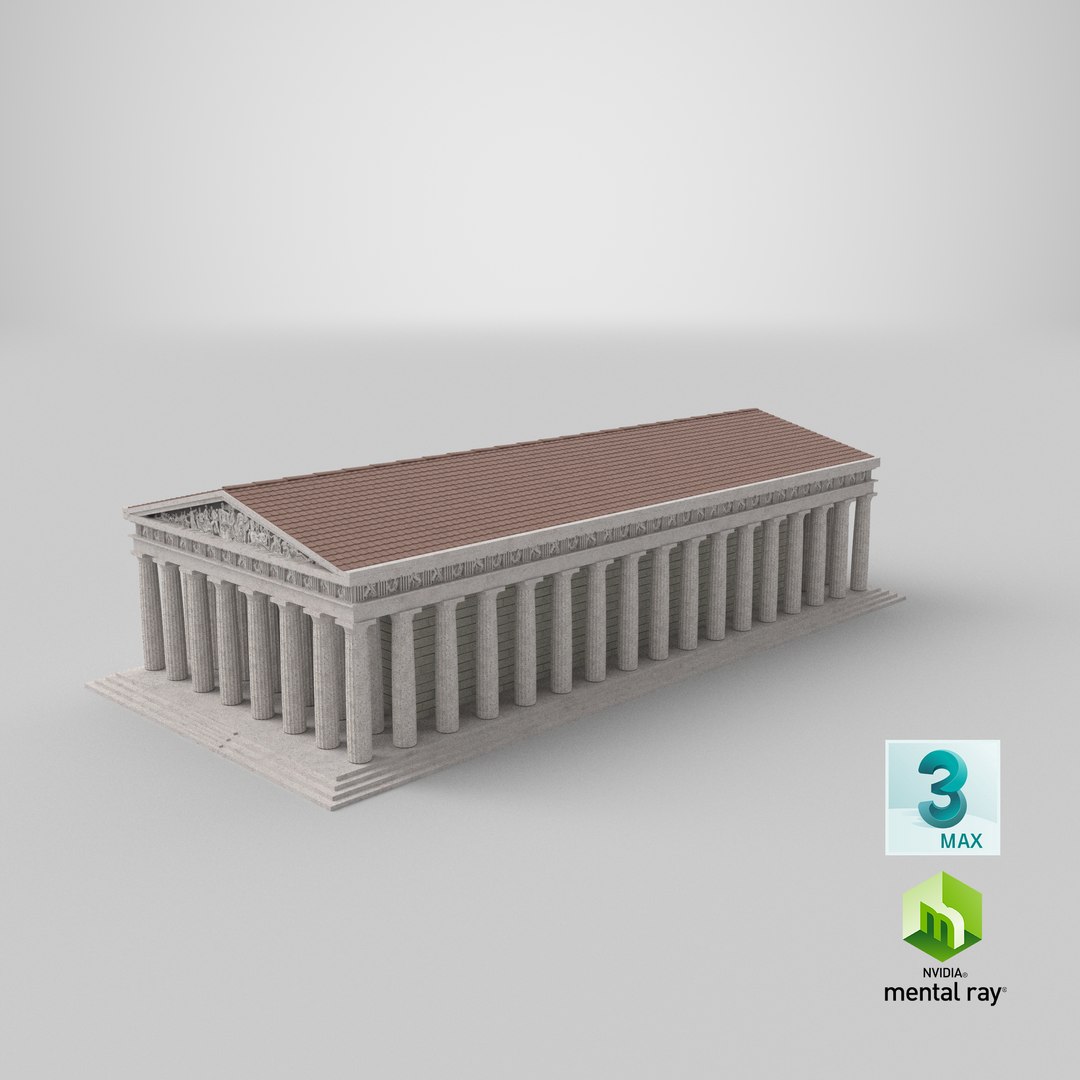 Temple Greek Parthenon 3D - TurboSquid 1678437