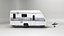 3D model European Camping Caravan